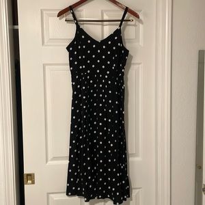 Old Navy Polka Dot Camisole Midi Dress M